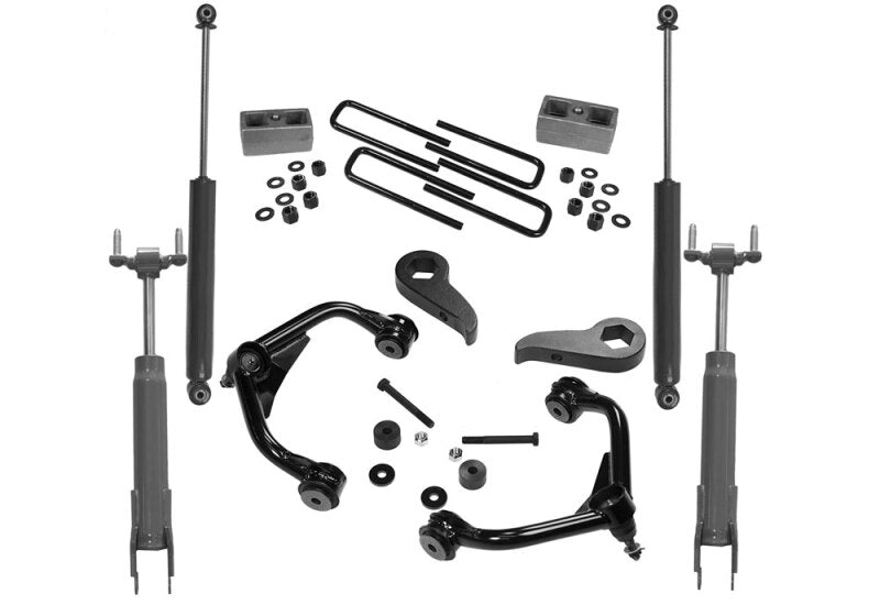 Superlift 11-19 Chevy Silv/GMC Sierra 2500 HD 3in Lift Kit w/ Superlift Rear Shocks Lift Kits Superlift
