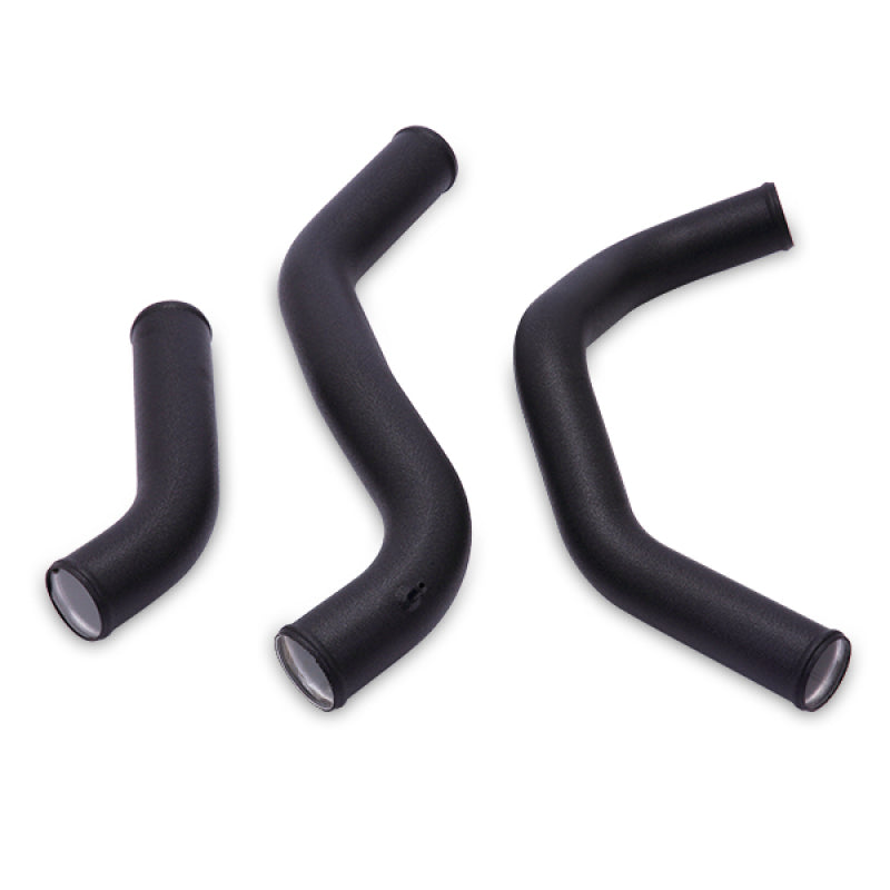 Mishimoto 11-14 Ford F-150 3.5L Ecoboost Hot-Side Intercooler Pipe Kit - Wrinkle Black Intercooler Pipe Kits Mishimoto