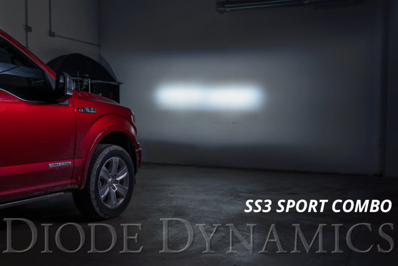 Diode Dynamics 15-20 Ford F-150/Raptor Sport SS3 LED Ditch Light Kit - Yellow Combo Light Accessories and Wiring Diode Dynamics