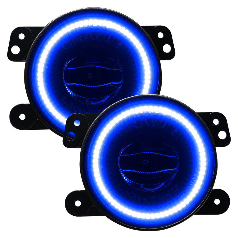 Oracle Jeep Wrangler JK/JL/JT High Performance W LED Fog Lights - Blue Fog Lights ORACLE Lighting