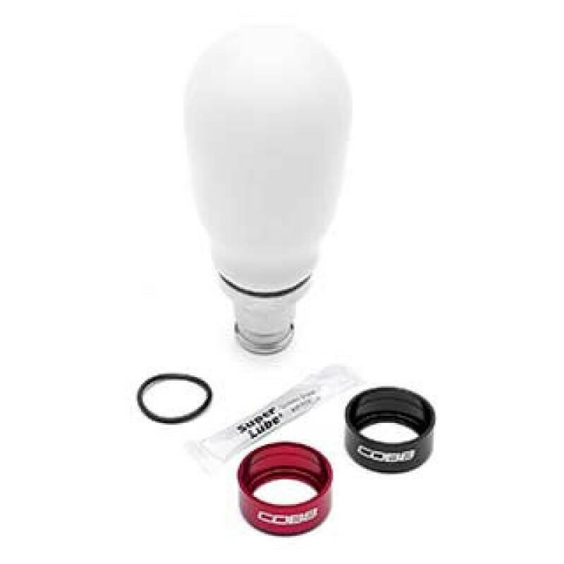 Cobb 17-21 Honda Civic Type R 6-Speed Tall Weighted Cobb Knob - White Shift Knobs COBB