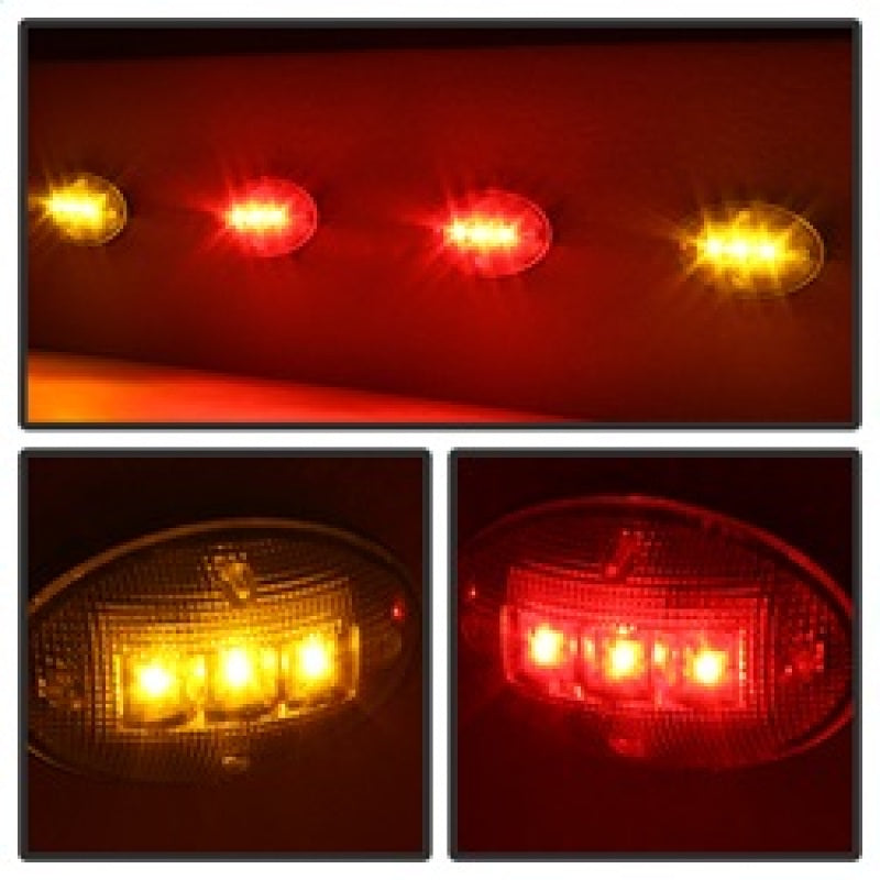 xTune Ford Superduty F250-F550 99-10 Dually Fender LED Side Fender Lights Clear ACC-LED-FDSD99-SL-C Sidemarkers & Indicators SPYDER