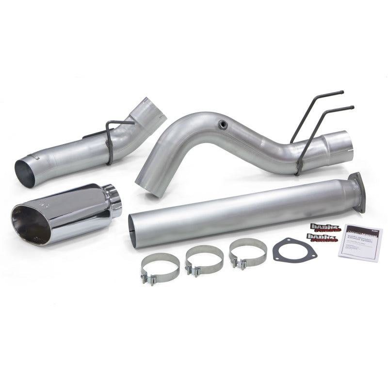 Banks Power 2017 Ford 6.7L 5in Monster Exhaust System - Single Exhaust w/ Chrome Tip Catback Banks Power