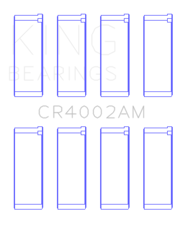 King Ford/Kia/Mazda DOHC 16 Valve/SOHC 16 Valve/SOHC 8 Valve (Size +0.25) Rod Bearing Set Bearings King Engine Bearings