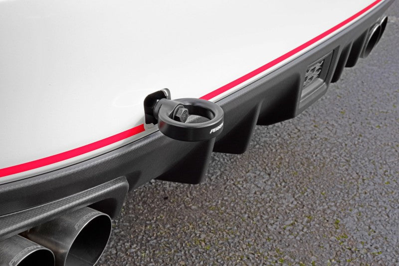 PERRIN 15-21 Subaru WRX/STI Tow Hook Kit (Rear) - Black Tow Hooks Perrin Performance