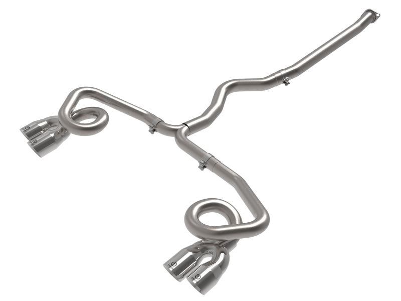 aFe POWER Takeda 3in to 2-1/2in 304 SS Cat-Back Exhaust w/ Polished Tips 22-23 Subaru WRX H4-2.4L(t) Catback aFe