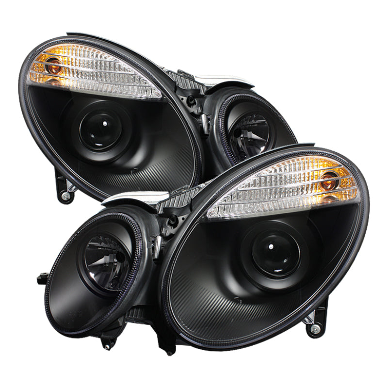 Spyder Mercedes Benz E-Class 03-06 Projector Headlights Xenon/HID Model- Blk PRO-YD-MBW21103-HID-BK Headlights SPYDER