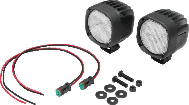 Kuryakyn Lodestar 1850L Flood Beam Driving Lights Kuryakyn