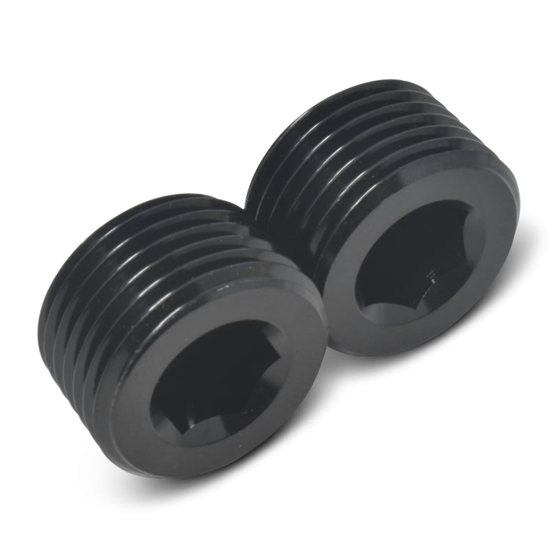 Russell Performance 1/8in Allen Socket Pipe Plug (Black) Fittings Russell