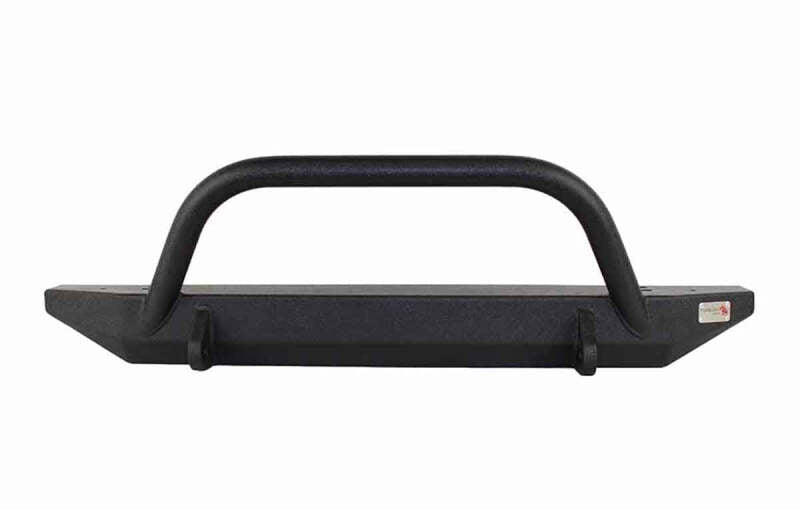 Fishbone Offroad 97-06 Jeep Wrangler TJ Rubicon Front Bumper W/Winch Guard - Blk Textured Powdercoat Bumpers - Steel Fishbone Offroad
