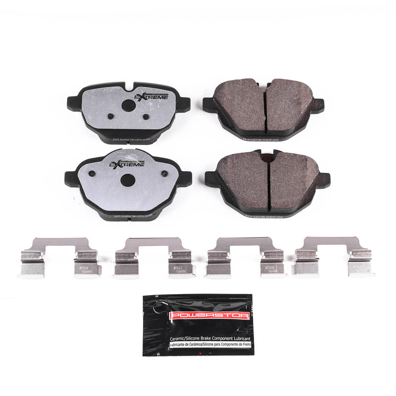 Power Stop 11-16 BMW 528i Rear Z26 Extreme Street Brake Pads w/Hardware Brake Pads - Performance PowerStop