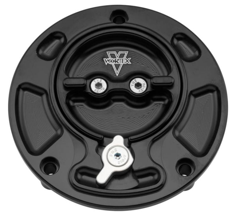 Vortex Racing V3 Fuel Cap Yamaha- Black Fuel Caps Vortex Racing