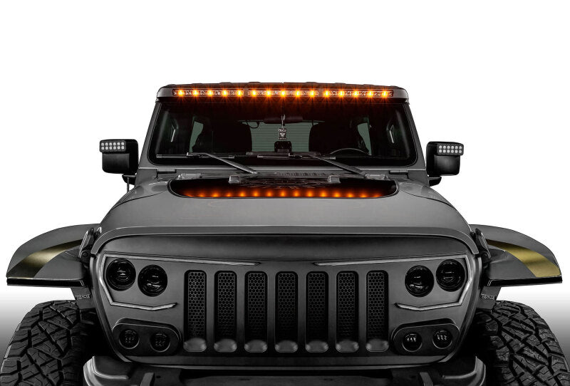 Oracle Jeep Wrangler JL/Gladiator JT Integrated Windshield LED Light Bar System Light Mounts ORACLE Lighting