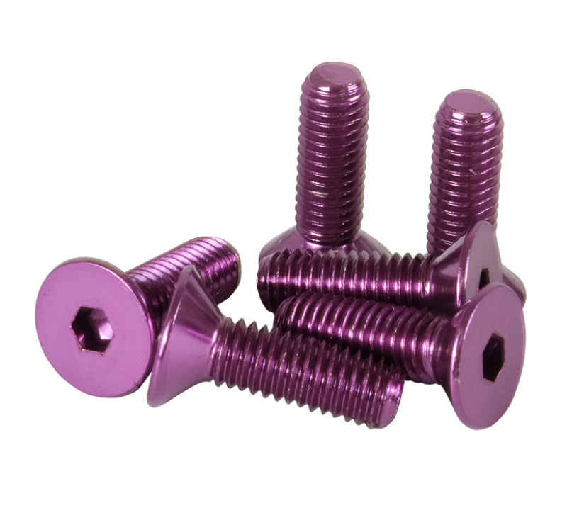 NRG Steering Wheel Screw Upgrade Kit (Conical) - Purple Steering Wheels NRG