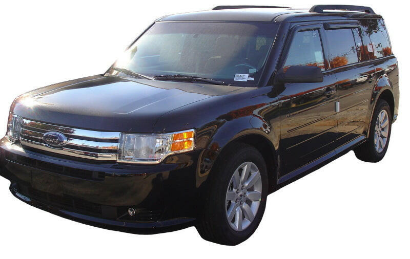 AVS 09-18 Ford Flex Ventvisor Outside Mount Window Deflectors 4pc - Smoke Wind Deflectors AVS