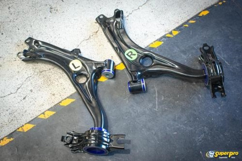 SuperPro 2016 Honda Civic EX Front Lower Control Arm Set w/ Bushings Control Arms Superpro