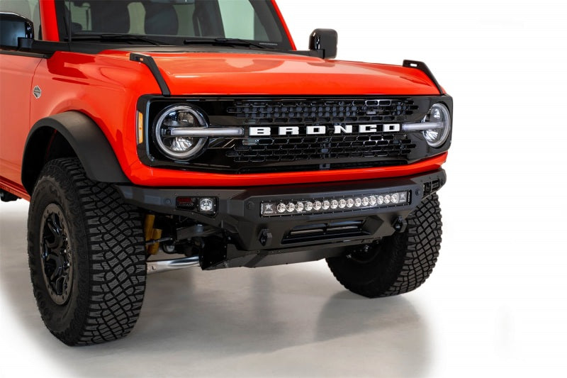 Addictive Desert Designs 2021+ Ford Bronco Stealth Fighter Front Bumper w/ Winch Mount Bumpers - Steel Addictive Desert Designs