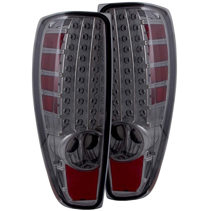 ANZO 2004-2012 Chevrolet Colorado LED Taillights Smoke Tail Lights ANZO