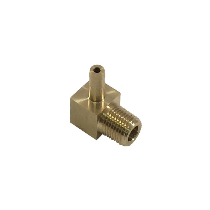 Torque Solution Brass 1/8 in NPT Fitting: Universal 90 Degree Barb Fittings Torque Solution