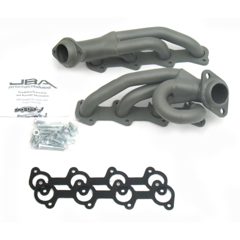 JBA 04-08 Ford F-150 4.6L 2V 1-1/2in Primary Ti Ctd Cat4Ward Header Headers & Manifolds JBA