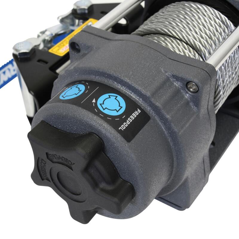 Superwinch 3500 LBS 12V DC 7/32 in x 32 ft Steel Rope Terra 3500 Winch - Gray Wrinkle Winches Superwinch