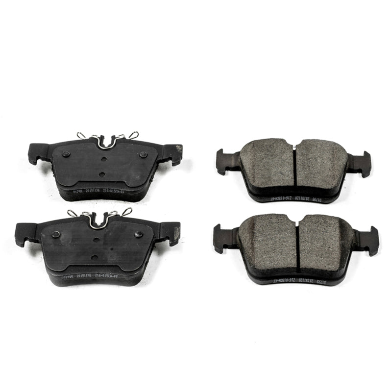 Power Stop 15-19 Mercedes-Benz C300 Rear Z16 Evolution Ceramic Brake Pads Brake Pads - OE PowerStop