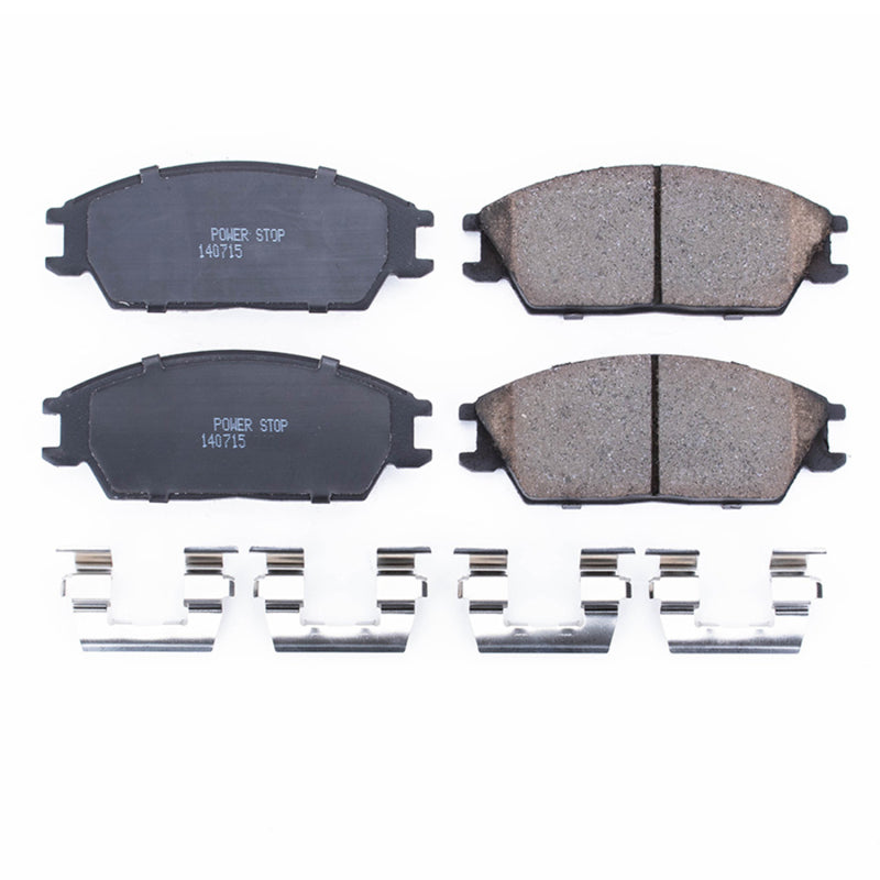 Power Stop 95-05 Hyundai Accent Front Z17 Evolution Ceramic Brake Pads w/Hardware Brake Pads - OE PowerStop