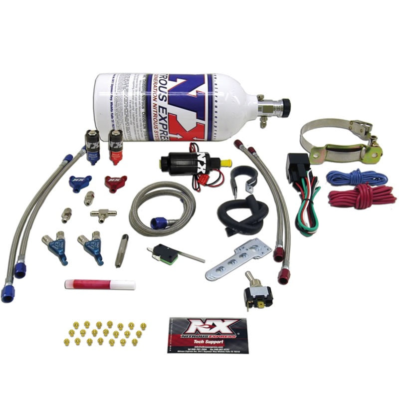 Nitrous Express 2 Cyl Piranha Nitrous Kit w/2.5lb Bottle Nitrous Systems Nitrous Express
