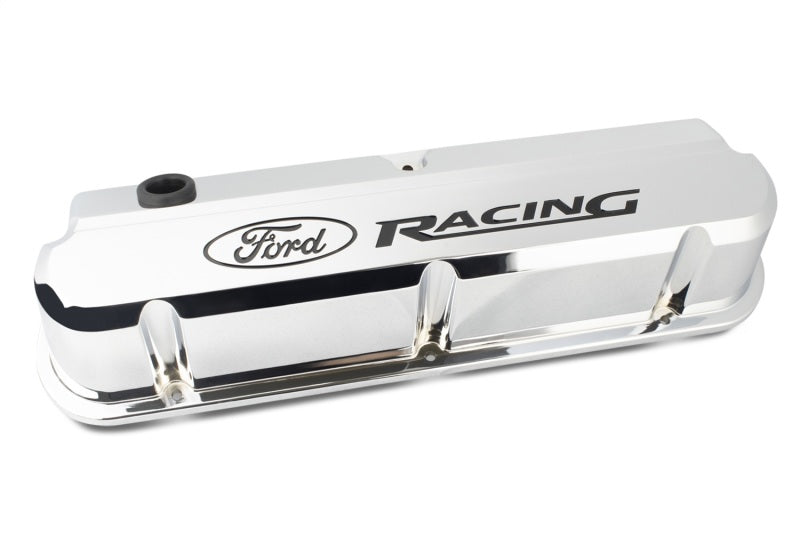 Ford Racing 289-351 Slant Edge Chrome Valve Cover Valve Covers Ford Racing
