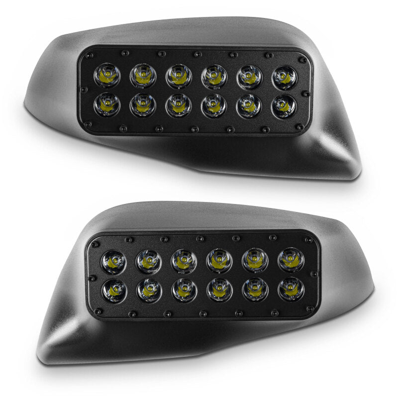 Oracle Lighting 16-23 Toyota Tacoma LED Off-Road Side Mirror Ditch Lights Light Mounts ORACLE Lighting