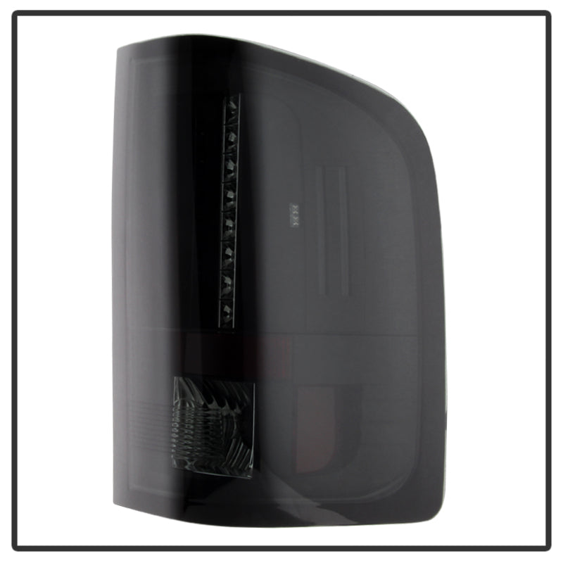 Spyder Chevy Silverado 07-13 LED Tail Lights Blk Smke ALT-YD-CS07-LED-BSM Tail Lights SPYDER