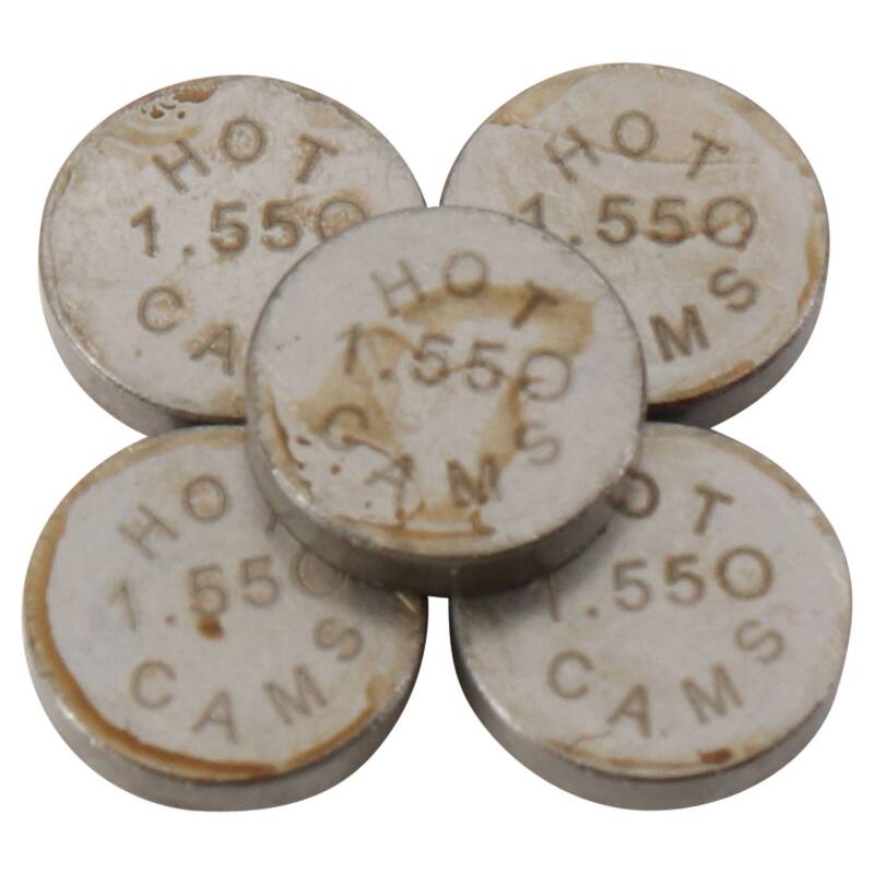 Hot Cams 07-16 CRF 150 R/2016 CRF 150 RB Big Wheel 1.550mm Shim Kit - 5 Pack Valves Hot Cams