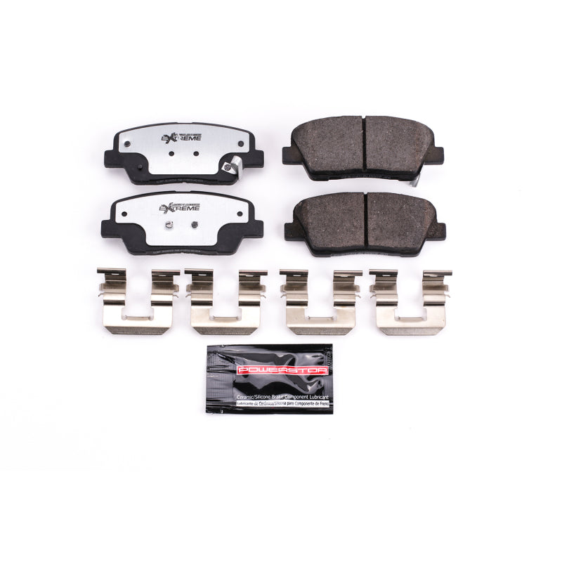 Power Stop 09-11 Kia Borrego Rear Z26 Street Brake Pad w/Hardware Brake Pads - Performance PowerStop