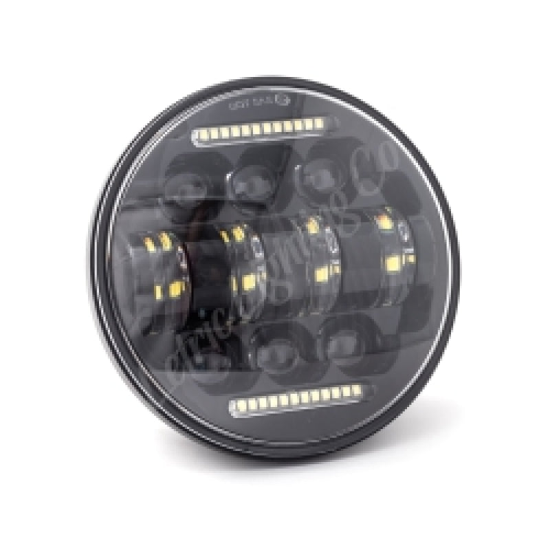 Letric Lighting 5.75in LED Black Diez 10-LED Headlight Dual Horizontal DRL Headlights Letric Lighting