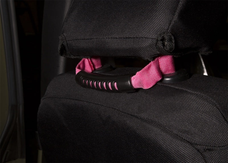 Rugged Ridge A-Pillar Grab Handle Pink 07-18 Jeep Wrangler JK Dash & Interior Trim Rugged Ridge