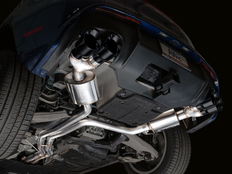 AWE Tuning 2022+ Porsche Macan 2.9TT Touring Edition Cat-Back Exhaust w/ Diamond Black Tips Catback AWE Tuning