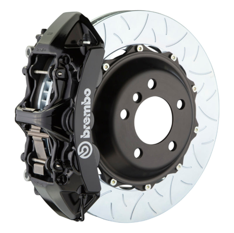 Brembo 12-16 FR-S (ZN6) Fr GT BBK 6Pist Cast 2pc 328x32 2pc Rtr Drill-Black Brake Kits - Performance Slot Brembo