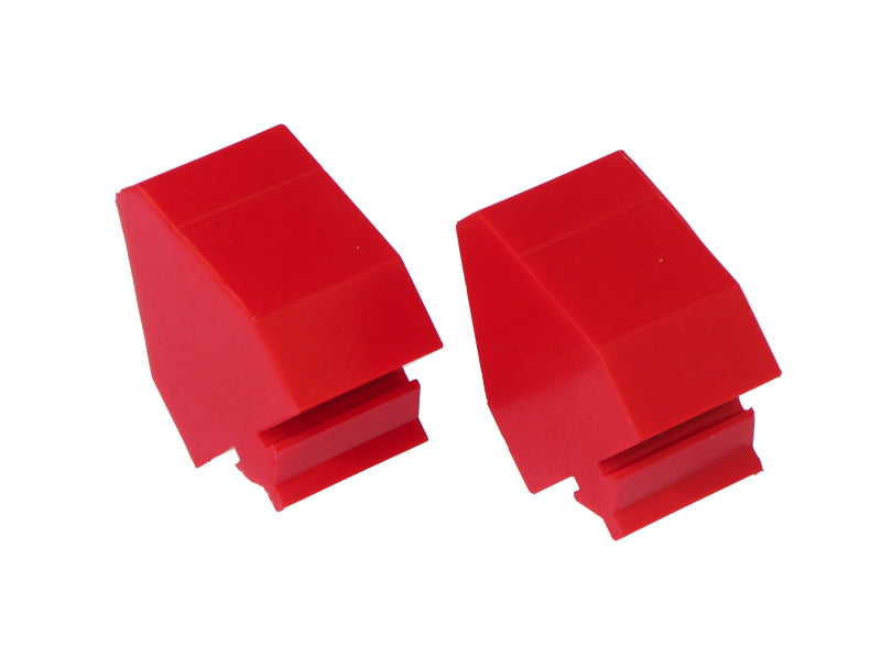 Prothane Universal Bump Stop Pull Through Style - Red Bump Stops Prothane