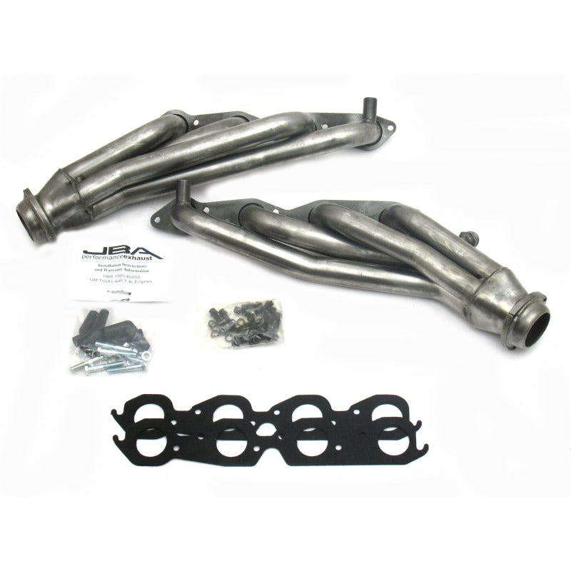 JBA 96-00 GM Truck 7.4L Vortec w/EGR & A.I.R. 1-3/4in Primary Raw 409SS Cat4Ward Header Headers & Manifolds JBA