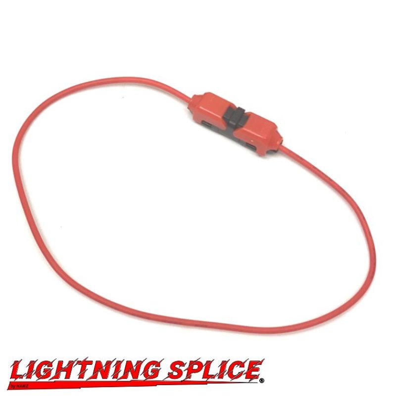 NAMZ Lightning Splice Kit H-Connection 18-22g 2-Wire to 2-Wire (5 Pack) Wiring Connectors NAMZ