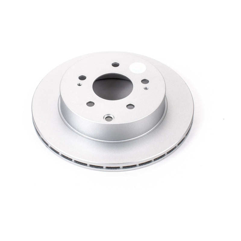 Power Stop 06-12 Mitsubishi Eclipse Rear Evolution Geomet Coated Rotor Brake Rotors - OE - Cryo PowerStop