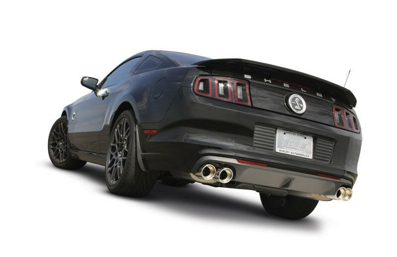 Borla 13-14 Mustang Shelby GT500 GT 5.8L V8 RWD Dual Split Rear Exit ATAK Exhaust Rear Section Only Catback Borla