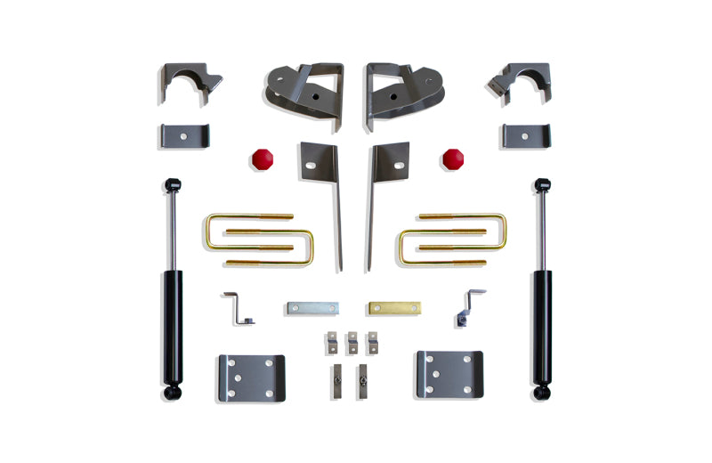 MaxTrac 2019+ GM C/K1500 2WD/4WD 5in Rear Adj. Lowering Flip Kit Leaf Springs & Accessories Maxtrac