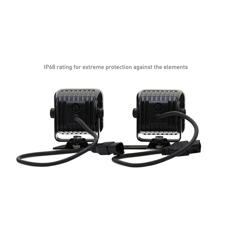 Borne Off-Road 21+ Bronco Light Pods 4pc Ditch 3x3 Spot Upfit Light Bars & Cubes Borne Off-Road