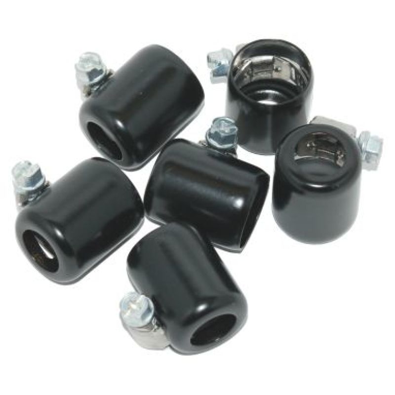 NAMZ Oil Line Hose Clamps 3/8in. ID Black (6 Pack) Clamps NAMZ