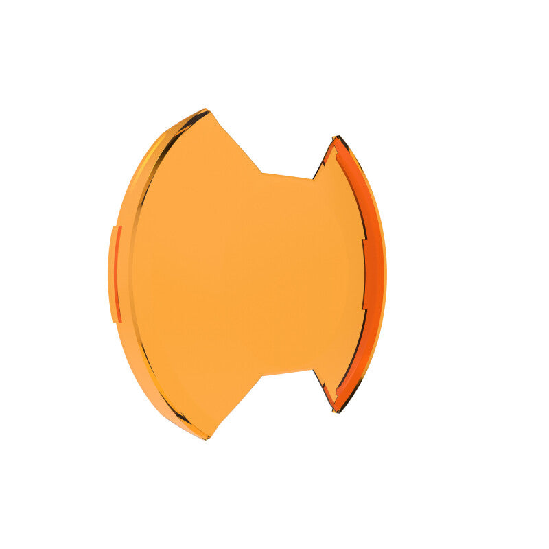 KC HiLiTES SlimLite 8in. LED Light Shield (Shield Only) - Amber Light Covers and Guards KC HiLiTES