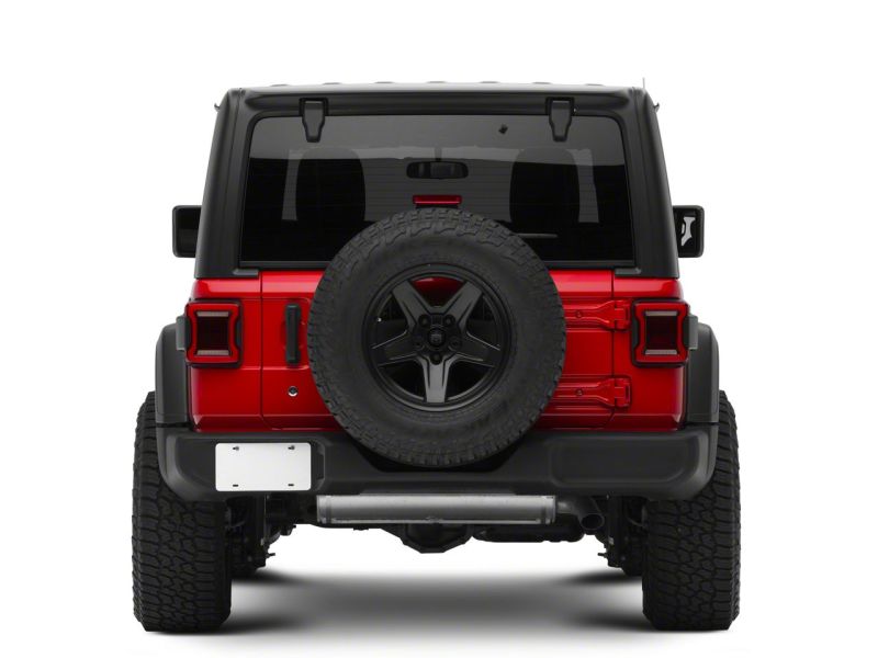Raxiom 18-23 Jeep Wrangler JL Horizon LED Tail Lights- BlkHousing- Red Lens Tail Lights Raxiom