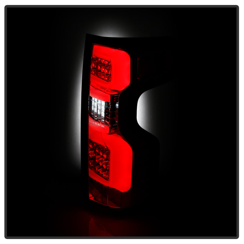 Spyder Chevy Silverado 19-20 (Do Not Fit Halogen Model) LED Tail Light - Chrome ALT-YD-CS19LED-C Tail Lights SPYDER