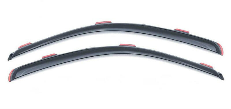 AVS 15-18 Ford F-150 Standard Cab Ventvisor In-Channel Window Deflectors 2pc - Smoke Wind Deflectors AVS