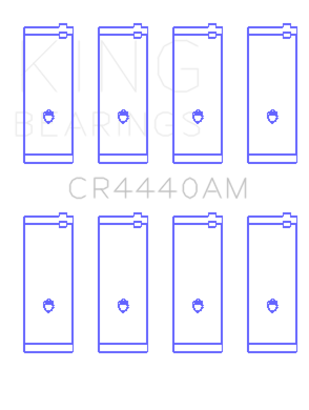 King Engine Bearings Ford 73HM 83HM 85HM Cosworth Yb (Size +0.50mm) Connecting Rod Bearing Set Connecting Rods King Engine Bearings